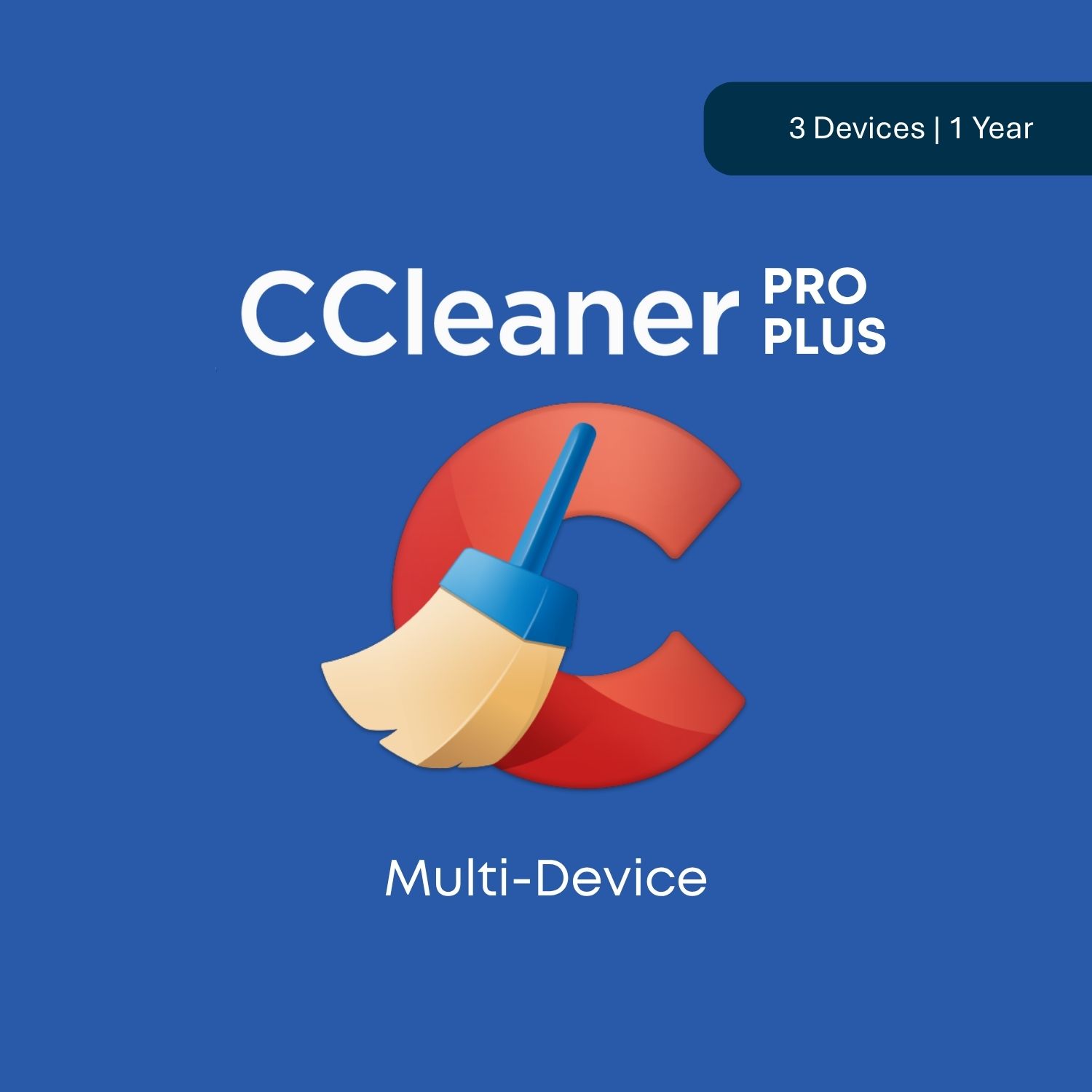 CCleaner Pro Plus (Multi-Device) 3 Devices 1 Year product artwork